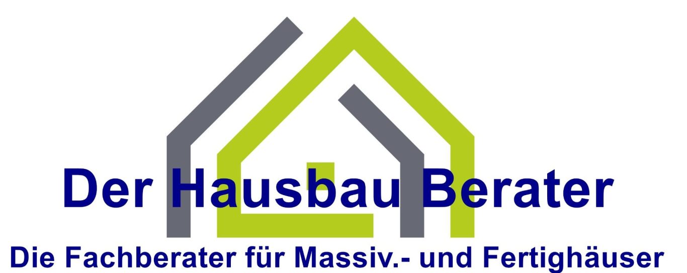Logo von "Der Hausbau Berater" mit einem stilisierten Haus und dem Slogan über Fachberatung.